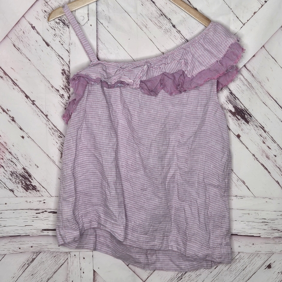 Anthropologie Holding Horses Off Shoulder Striped Top - Picture 2 of 4